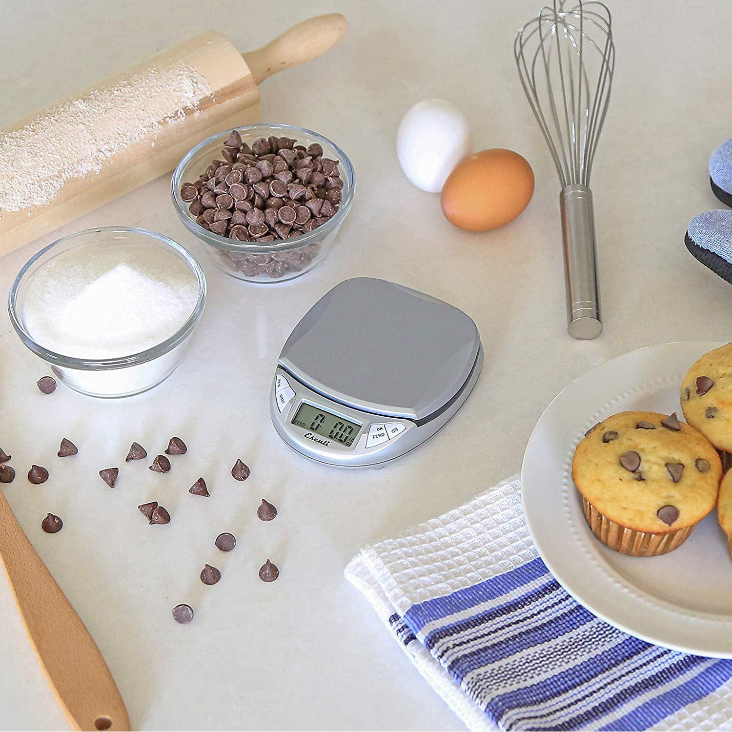 Balanza Digital de Cocina Escali N115S, 5kg, Compacta, LCD