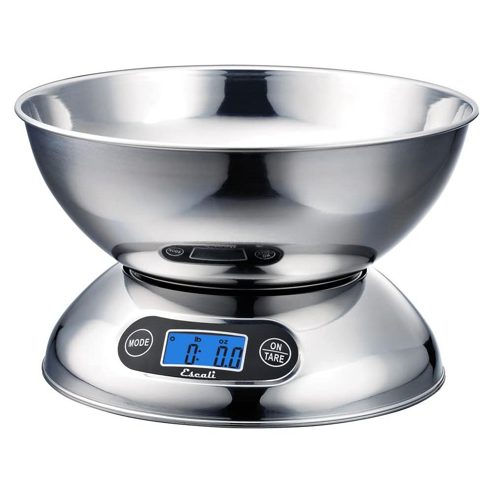 Balanza de Cocina Escali Rondo Acero Inoxidable 4.99kg
