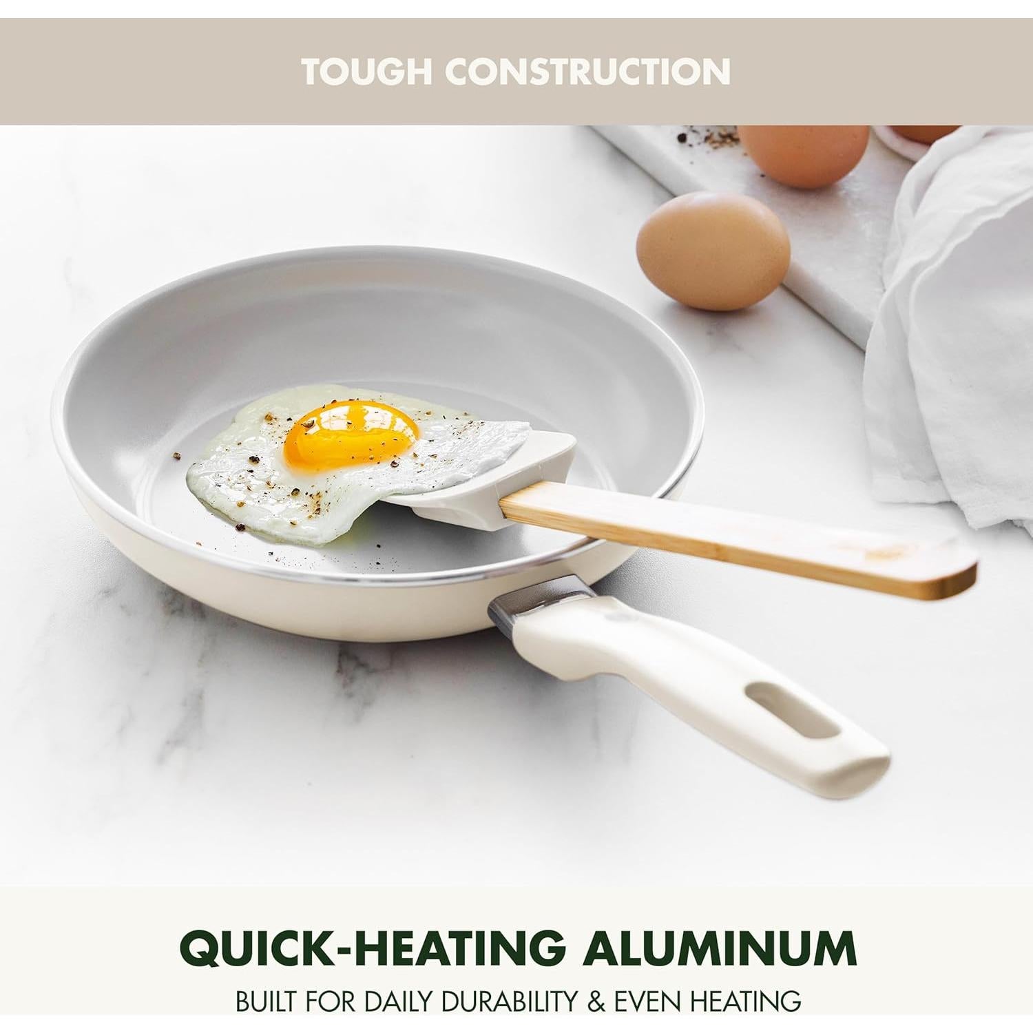 Sartén GreenPan Dover 20 cm con Espátula Cerámica Antiadherente