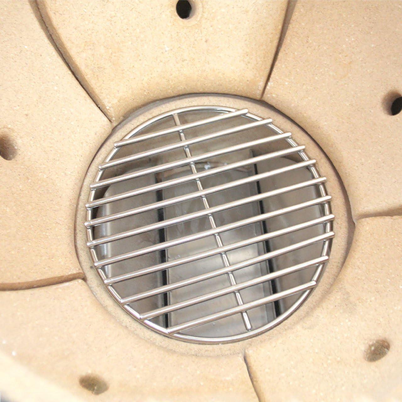 Parrilla de Carbón KAMaster 23 cm Acero Inoxidable Resistente