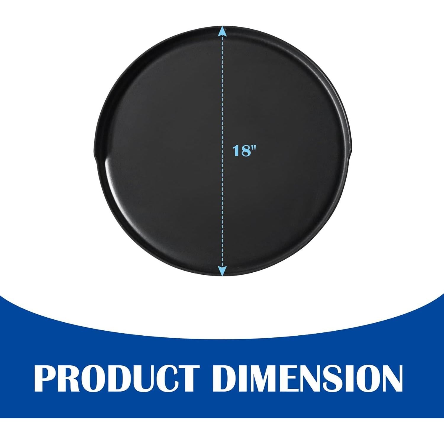 Plancha de hierro fundido 2 en 1 SafBbcue para parrillas 18-22"