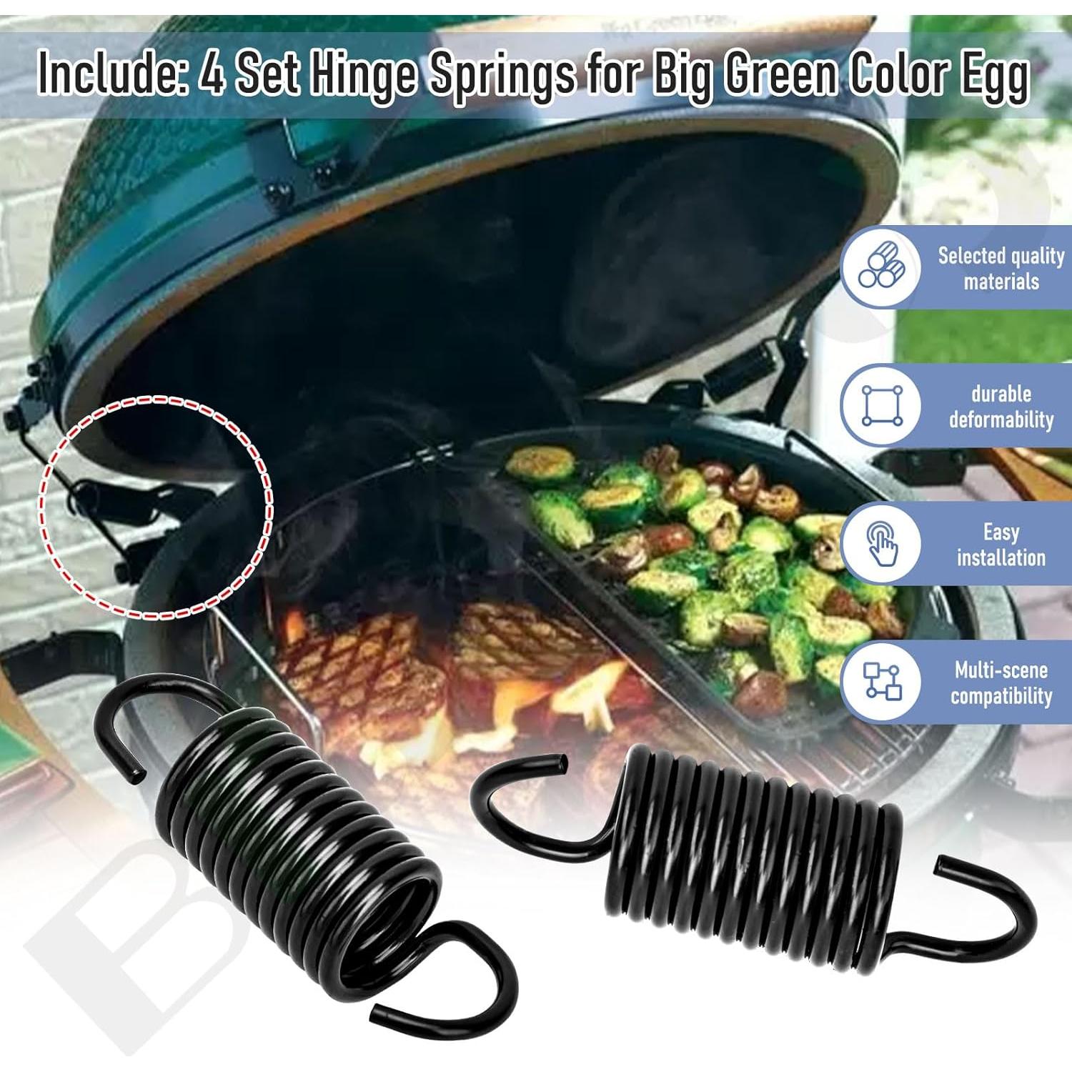 Resortes de Bisagra Braveboy para Big Green Egg - 4 Piezas