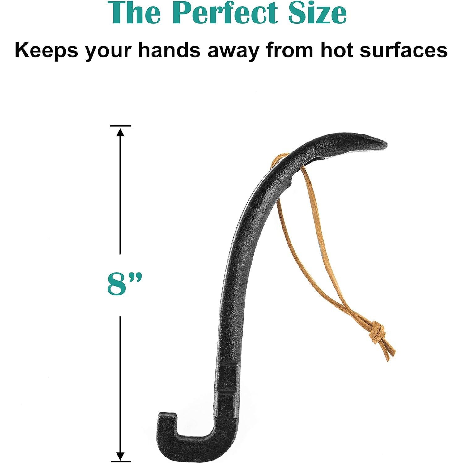 Elevador de Rejilla de Hierro Fundido EasiBBQ 20.32 cm