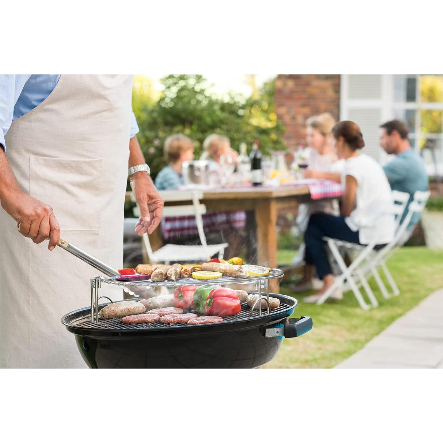 Expansor de Parrilla Onlyfire de Acero Inoxidable 39.6 cm