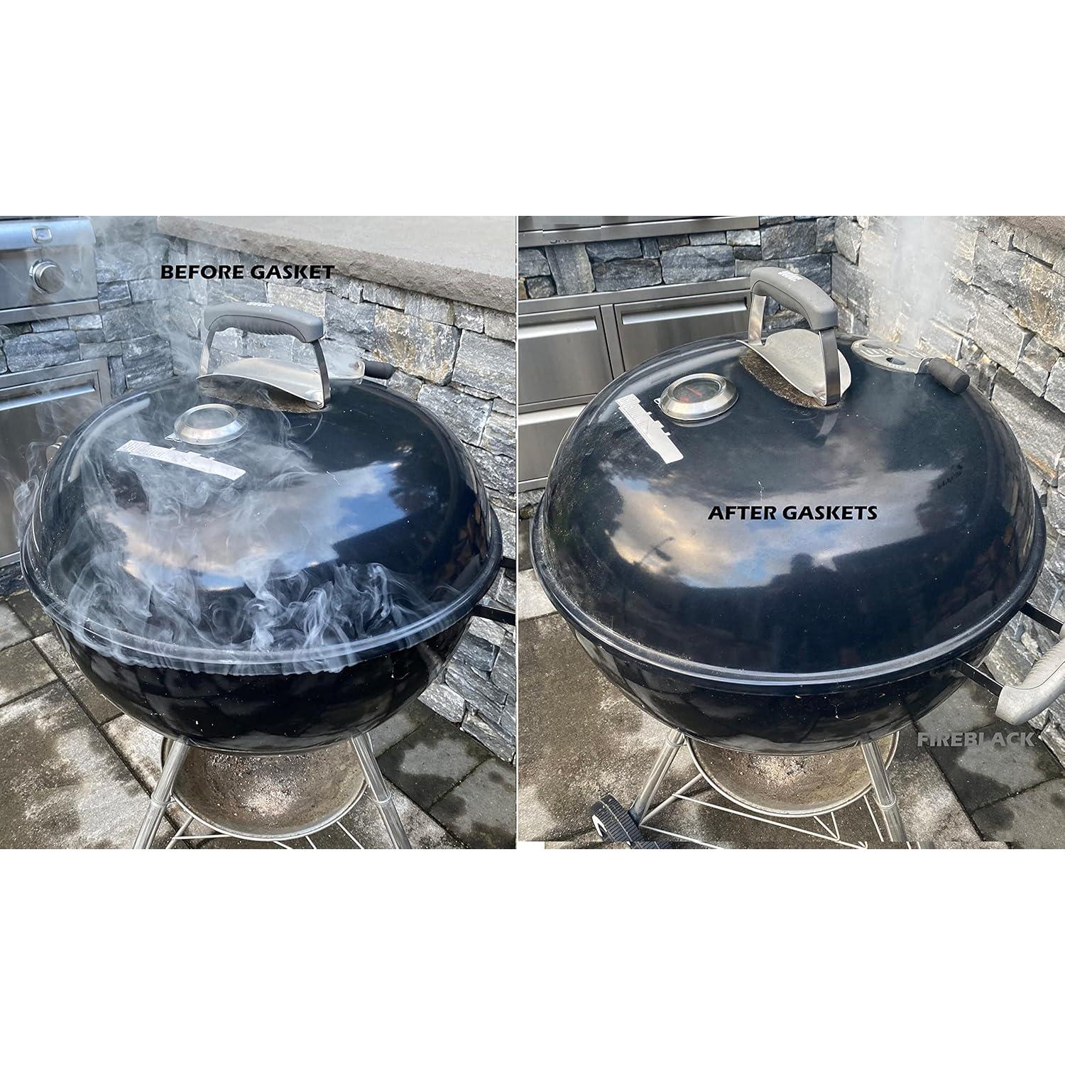 Junta Autoadhesiva FireBlack 125 Negra para Ahumador 15 pies