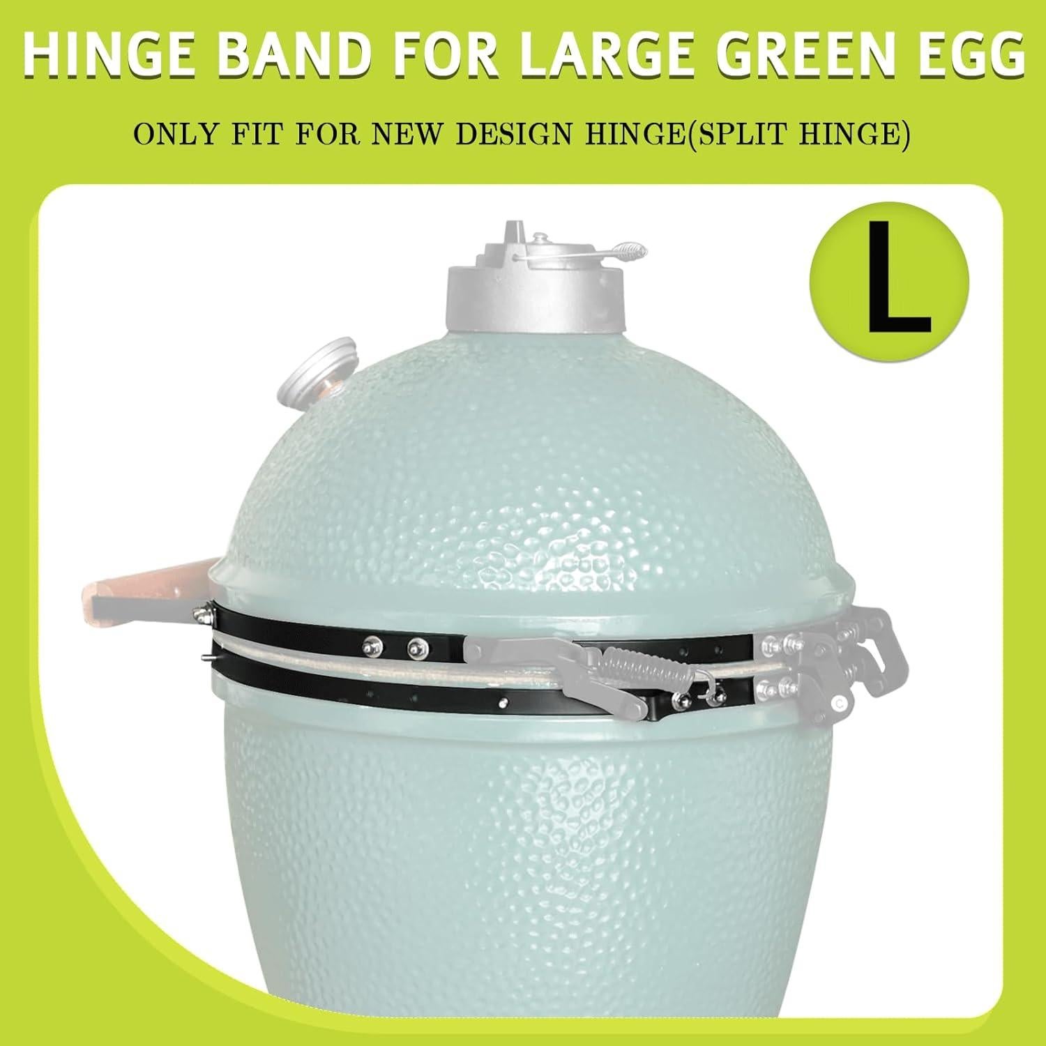 Banda de Bisagra de Reemplazo OLAMO para Parrilla Large Green Egg