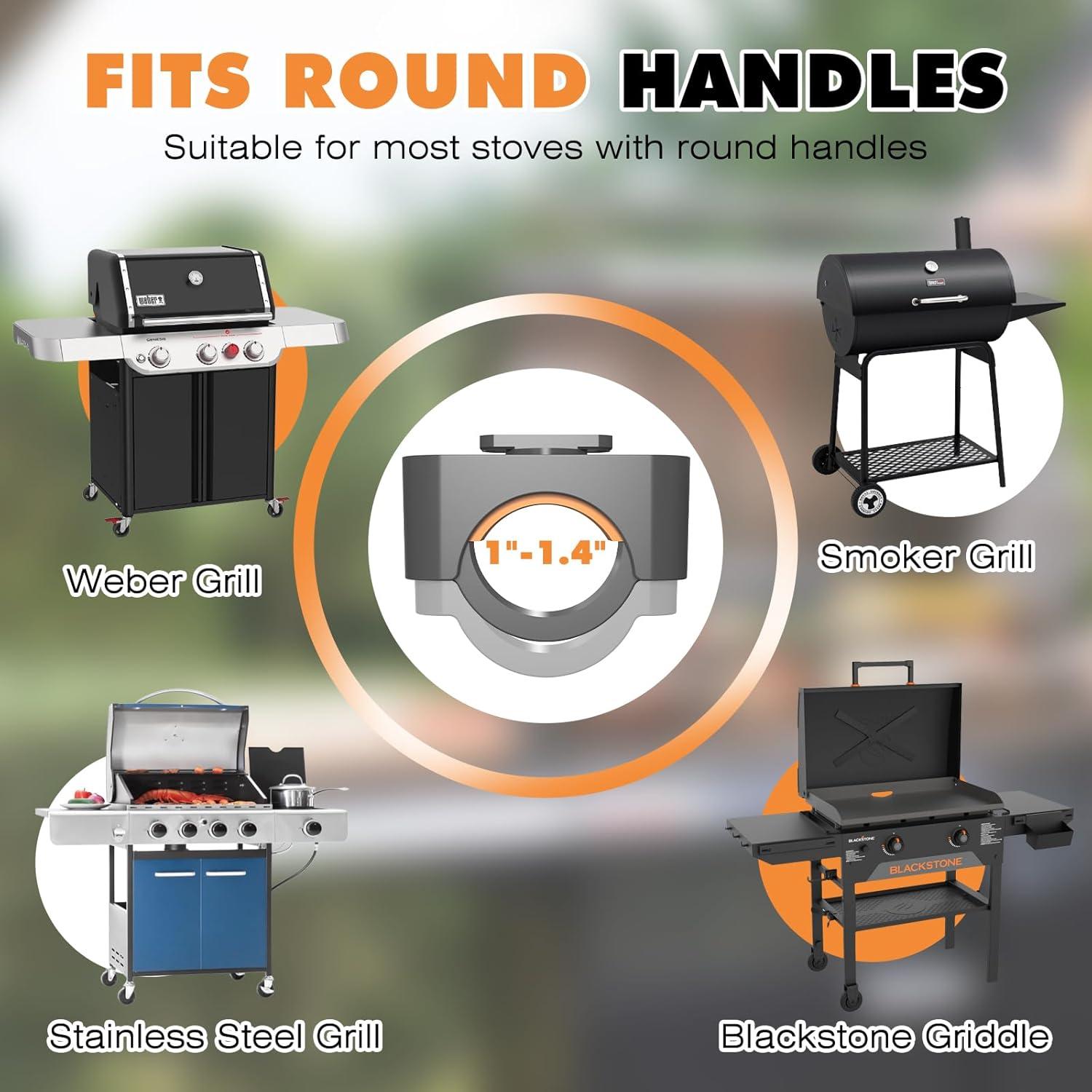 Paquete de 2 Luces para Parrilla OATISLife - Brillantes y Resistentes