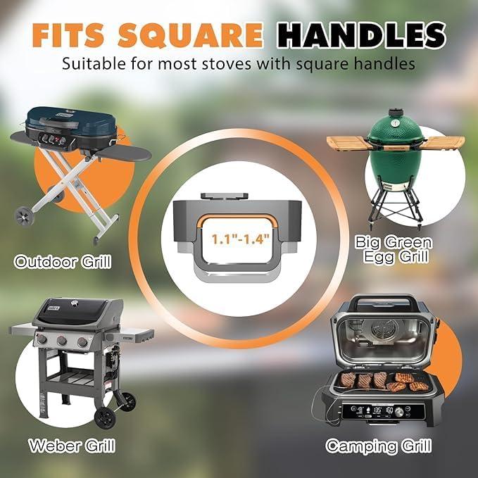 Paquete de 2 Luces para Parrilla OATISLife - Brillantes y Resistentes