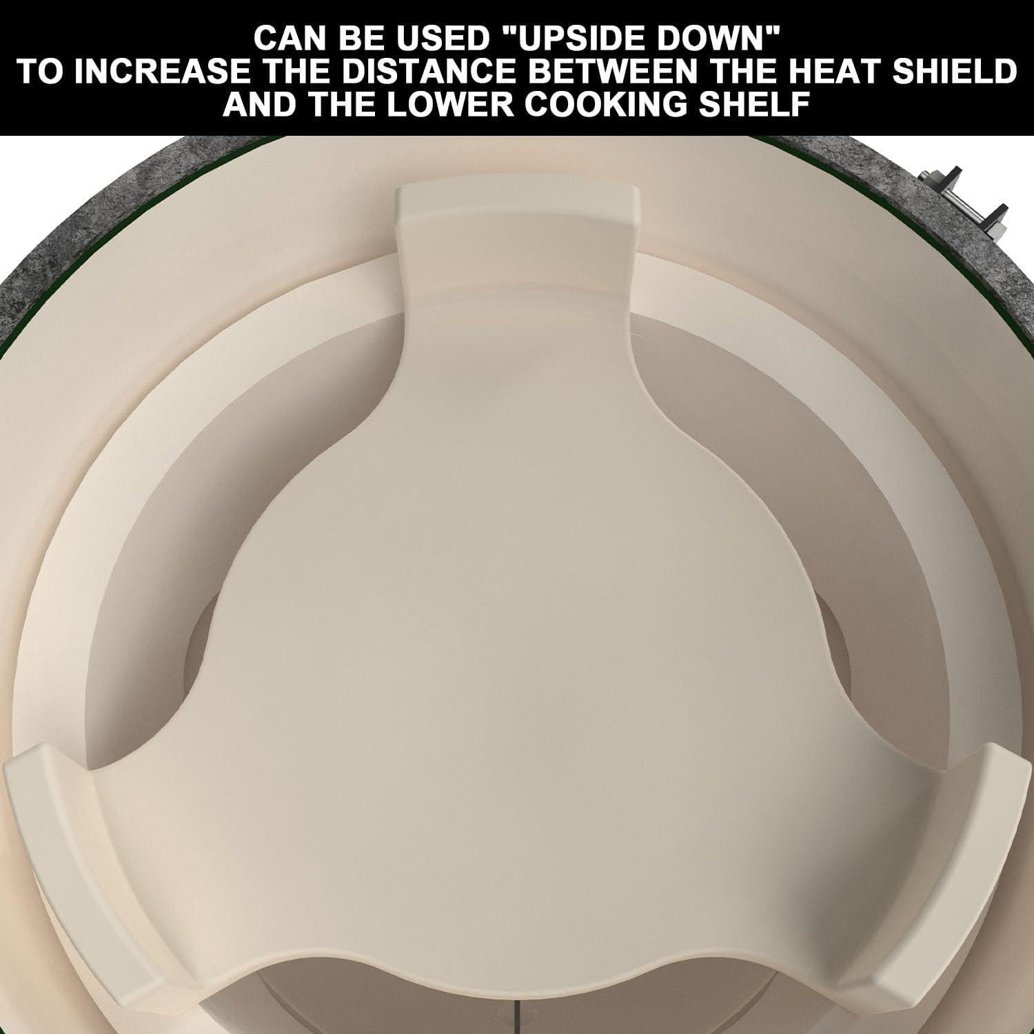 Deflector de Calor de Cordierita 45.72 cm para Big Green Egg