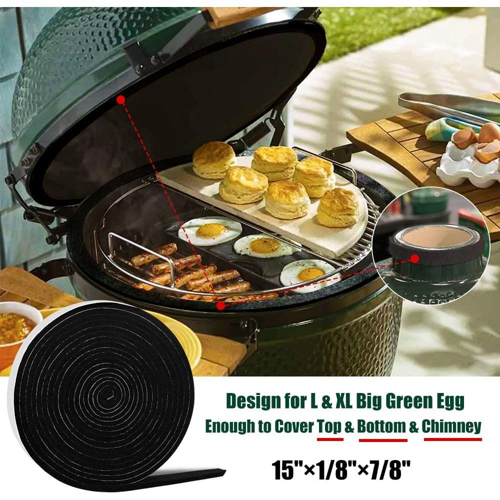Junta de Reemplazo Big Green Egg Grande/XL 15 pies Autoadhesiva