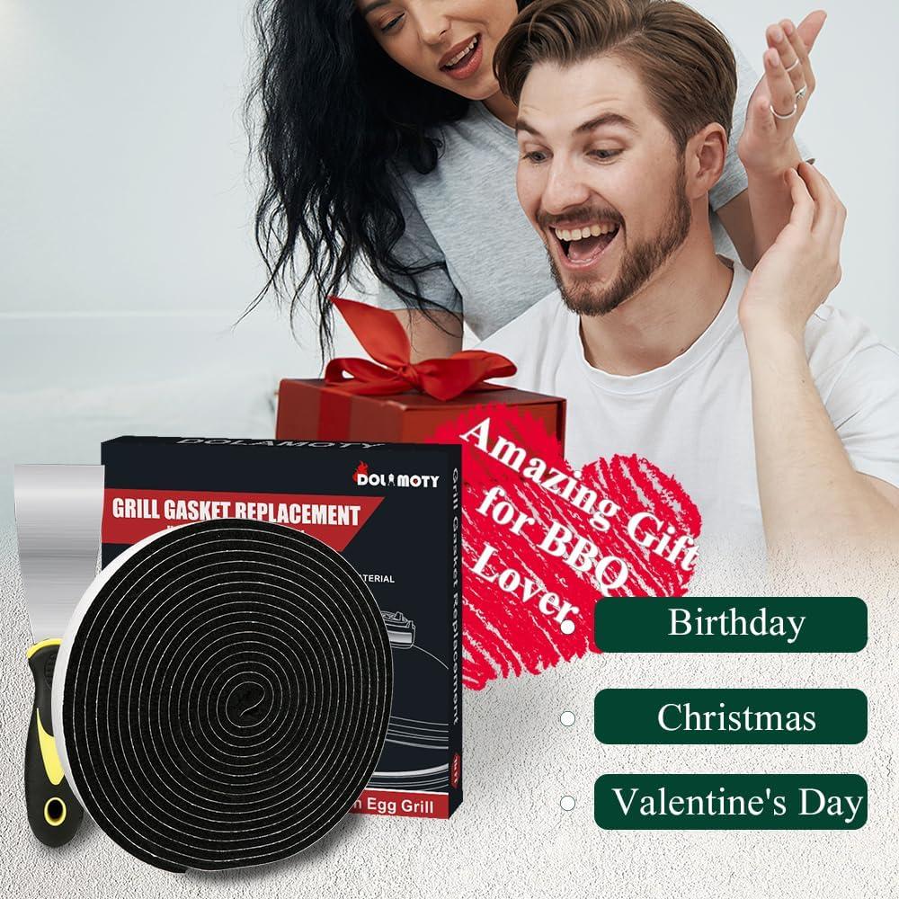 Junta de Reemplazo Big Green Egg Grande/XL 15 pies Autoadhesiva