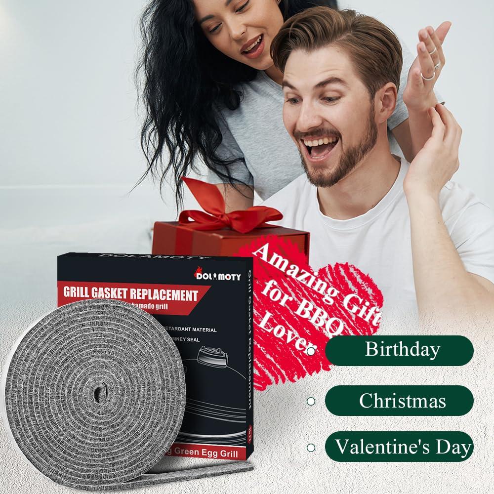 Junta de Alta Temperatura DOLAMOTY para Big Green Egg 4.57m