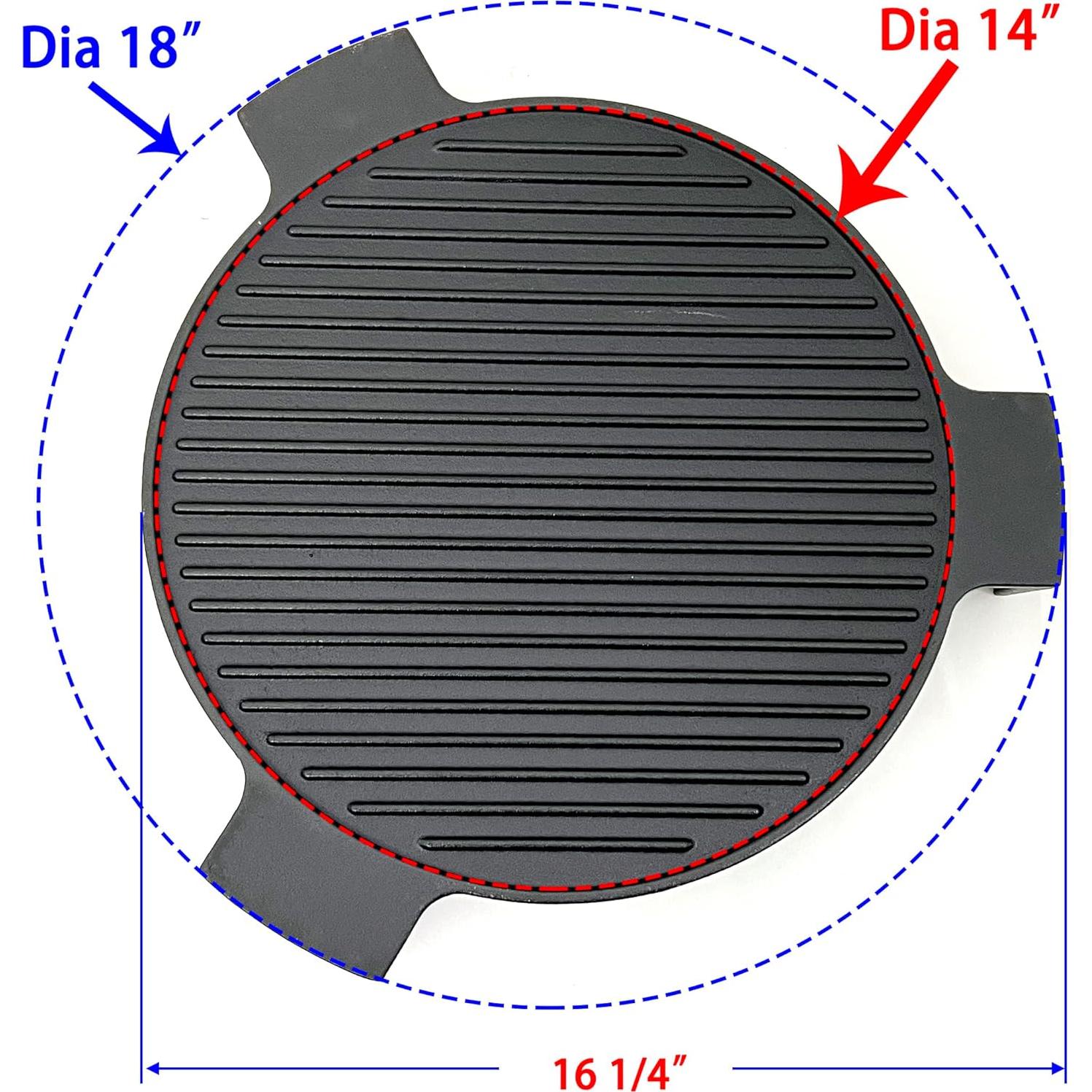 Colador de Hierro Fundido Direct Store 18" para Parrilla Kamado
