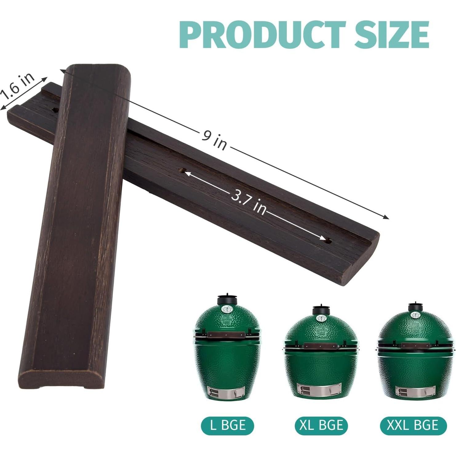 Kit de Reemplazo Mango Madera BGE 9" para Parrillas Grandes/XL/XXL