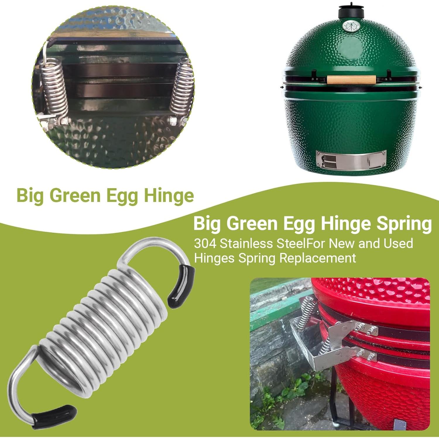 Resorte de Bisagra Big Green Egg DONFON - Acero Inoxidable 304 - Paquete de 2