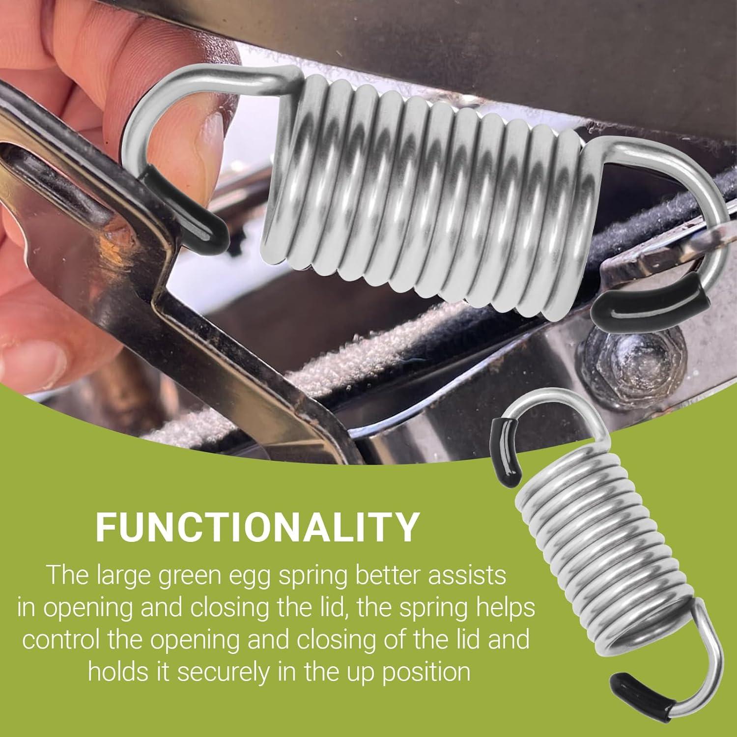 Resorte de Bisagra Big Green Egg DONFON - Acero Inoxidable 304 - Paquete de 2