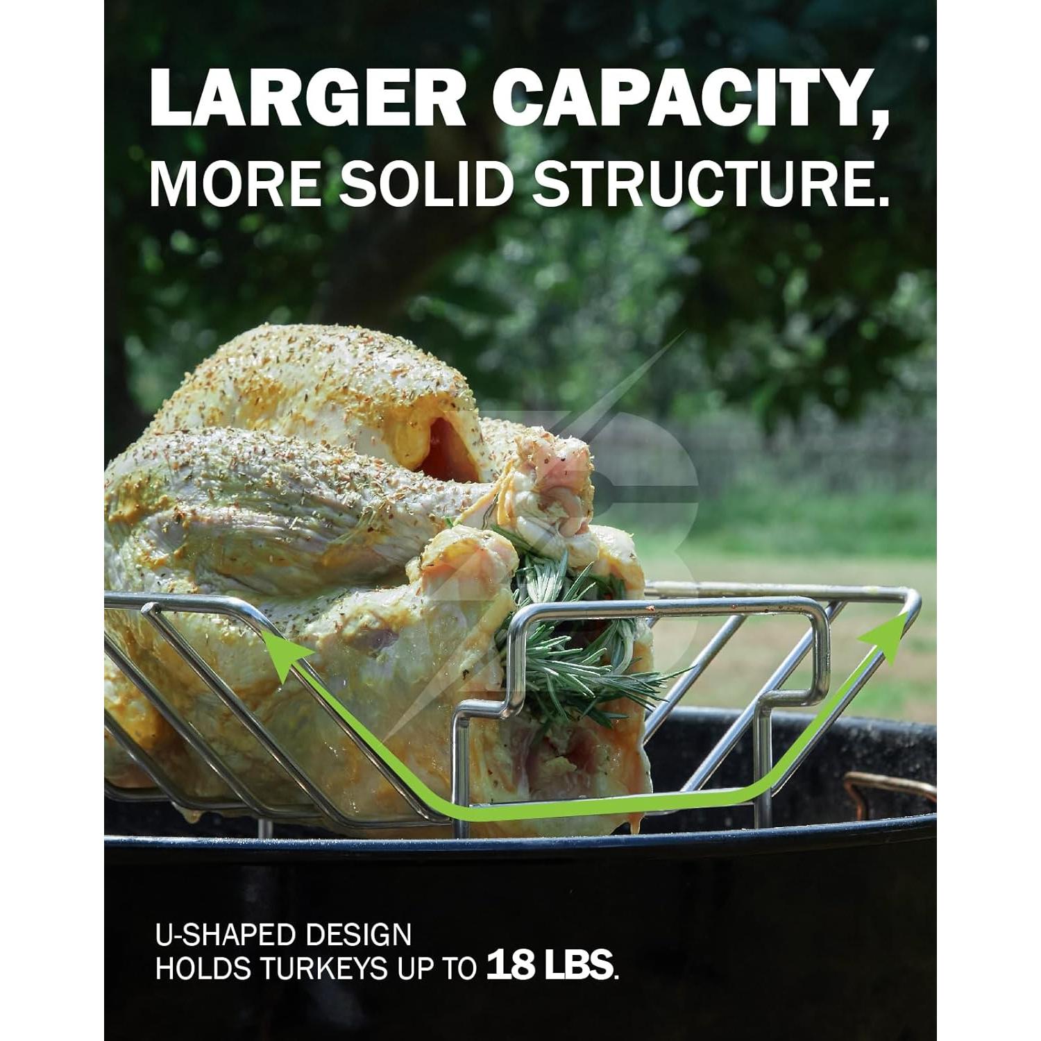 Soporte para Costillas y Asados BONPAZ BKa-LPJ01 Acero Inoxidable