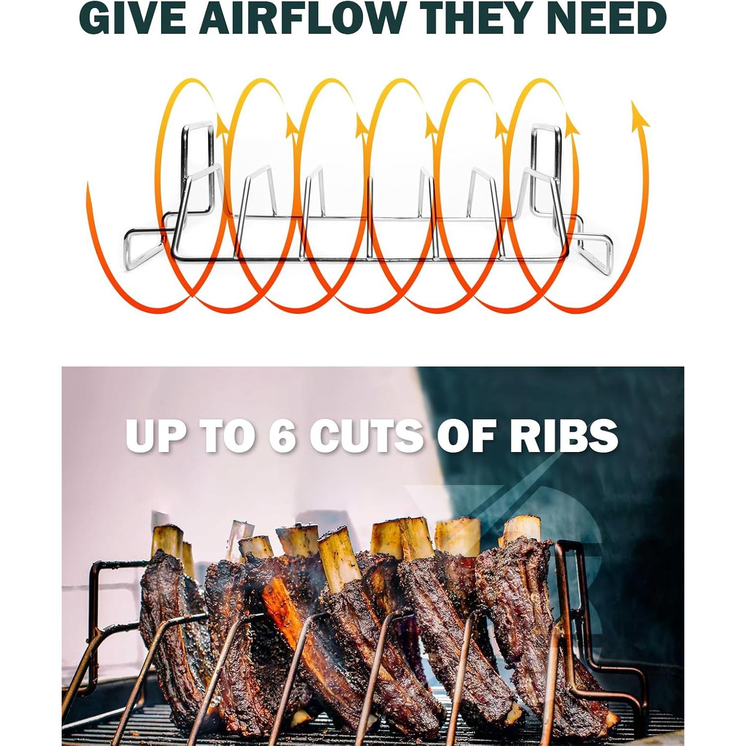 Soporte para Costillas y Asados BONPAZ BKa-LPJ01 Acero Inoxidable