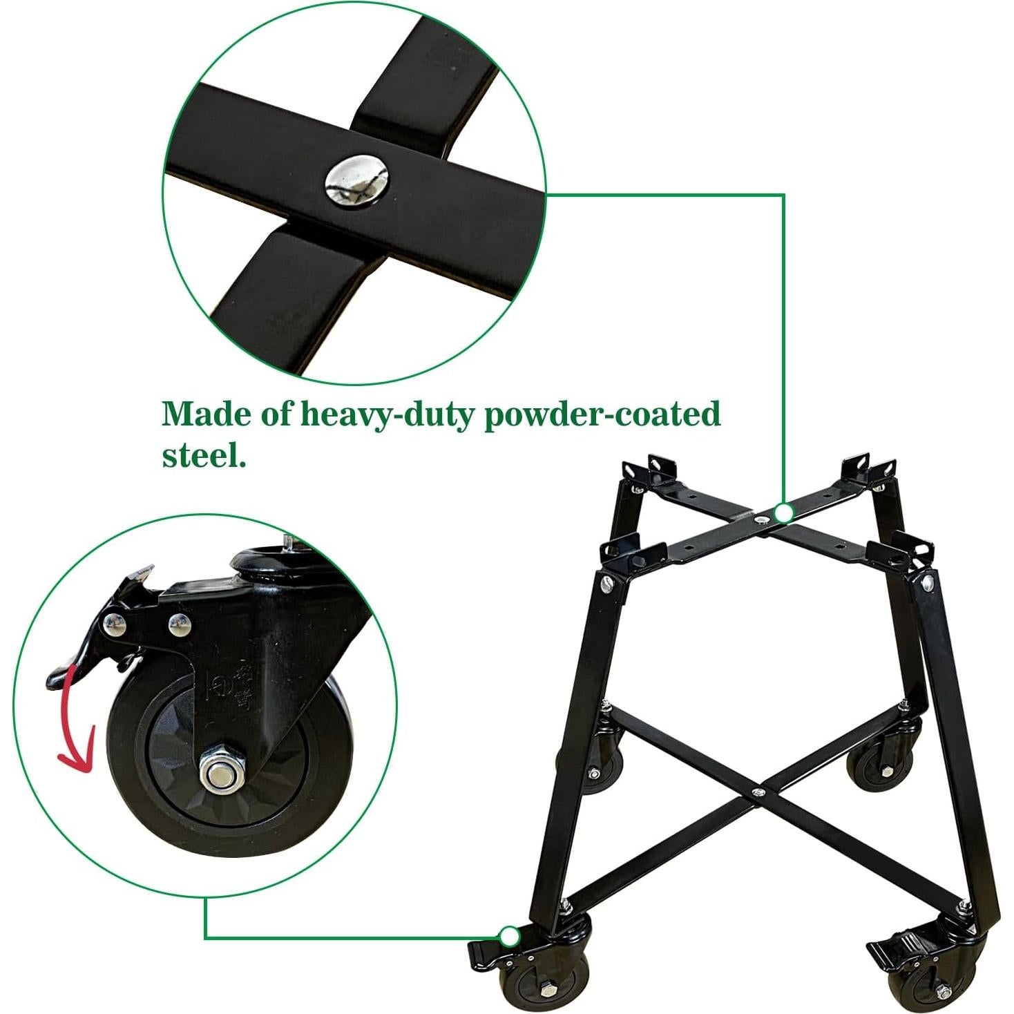 Carro Rodante FIRELOOP para Mini-Max Big Green Egg 9kg