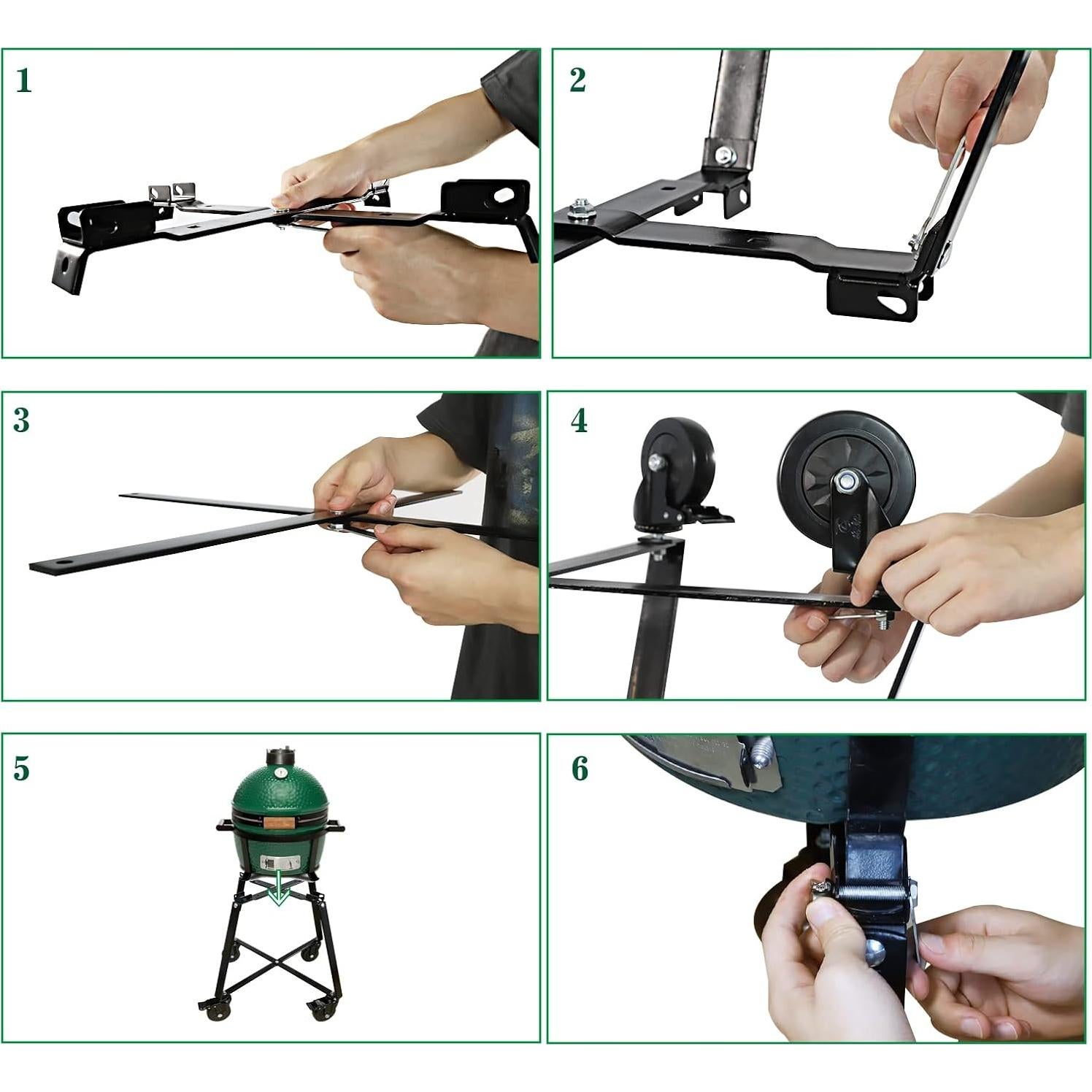 Carro Rodante FIRELOOP para Mini-Max Big Green Egg 9kg