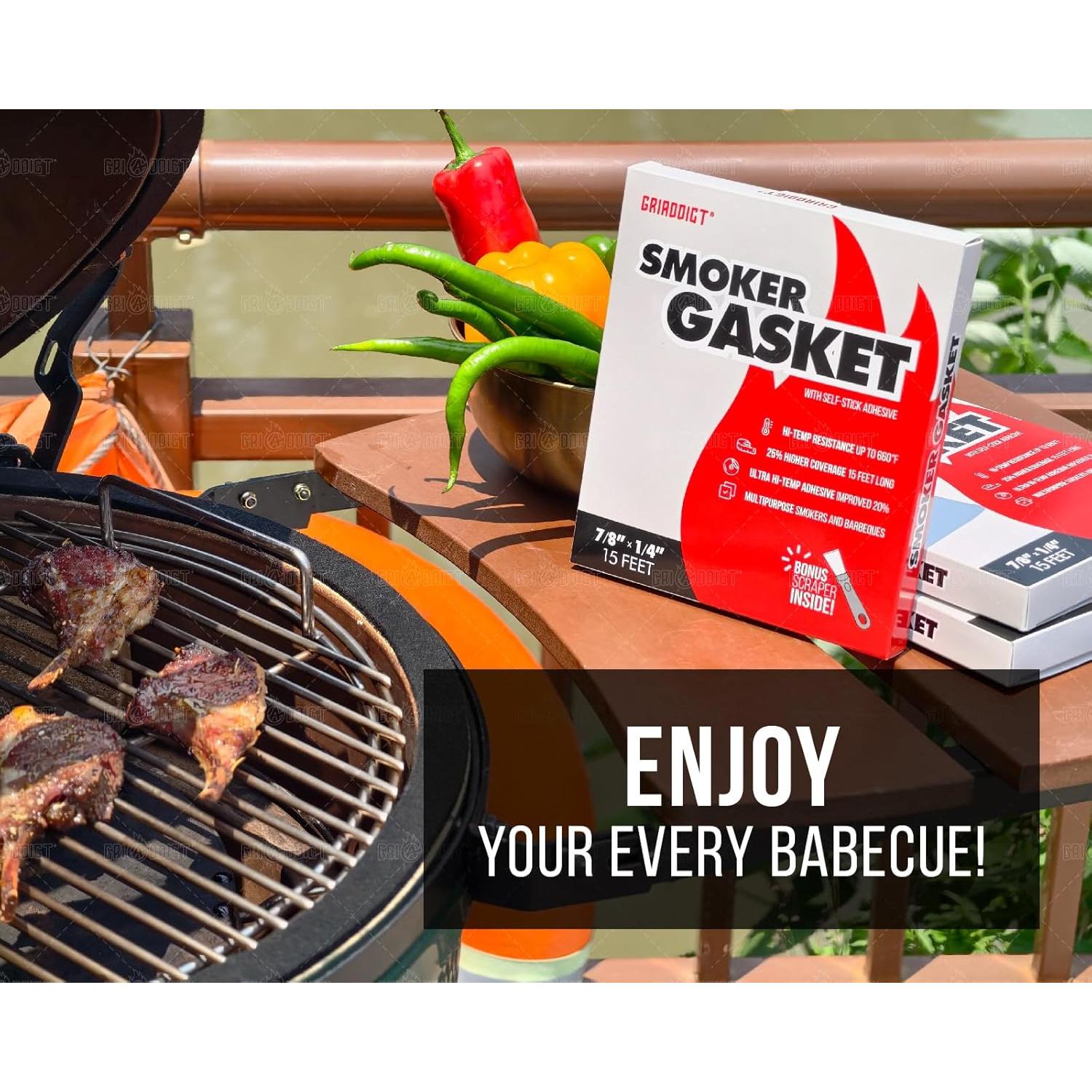 Kit de Junta de Sello para Parrilla Big Green Egg XL - 4.57m