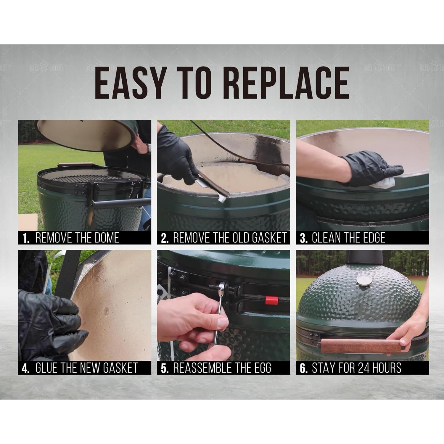 Kit de Junta de Sello para Parrilla Big Green Egg XL - 4.57m