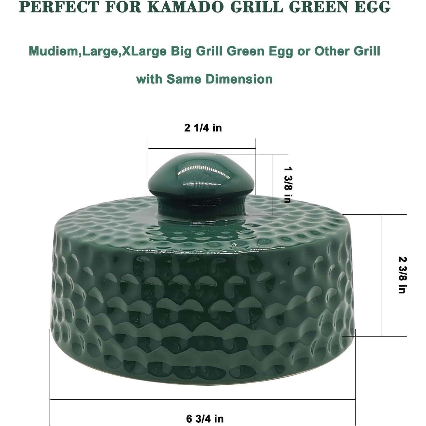 Tapa Cerámica KAMaster para Big Green Egg Mediano Grande XL