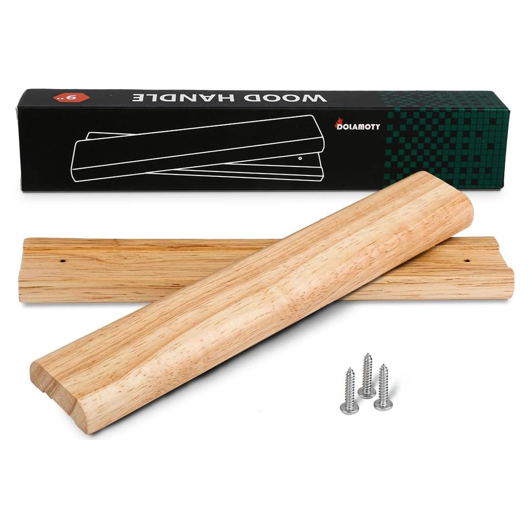 Mango de Madera 22.86 cm DOLAMOTY para Big Green Egg Grande/XLarge/XXLarge