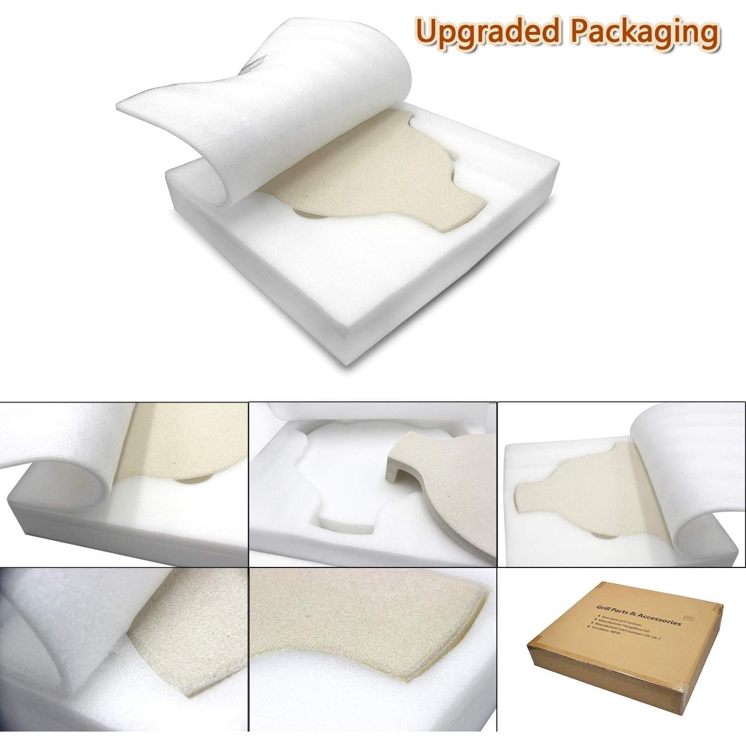 Deflector de Calor Cerámico Hongso 45.72 cm para Parrilla