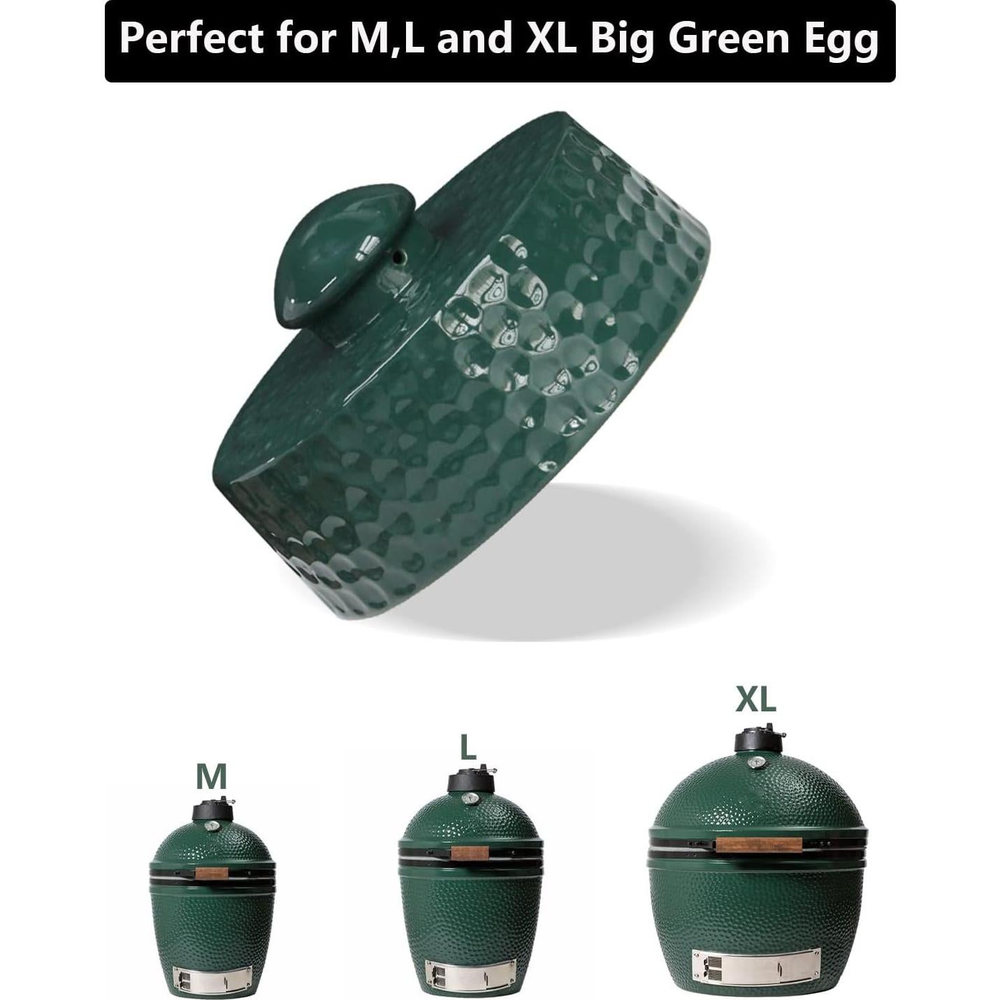 Tapa de Regulador Superior Cerámica DOLAMOTY para Big Green Egg M/L/XL