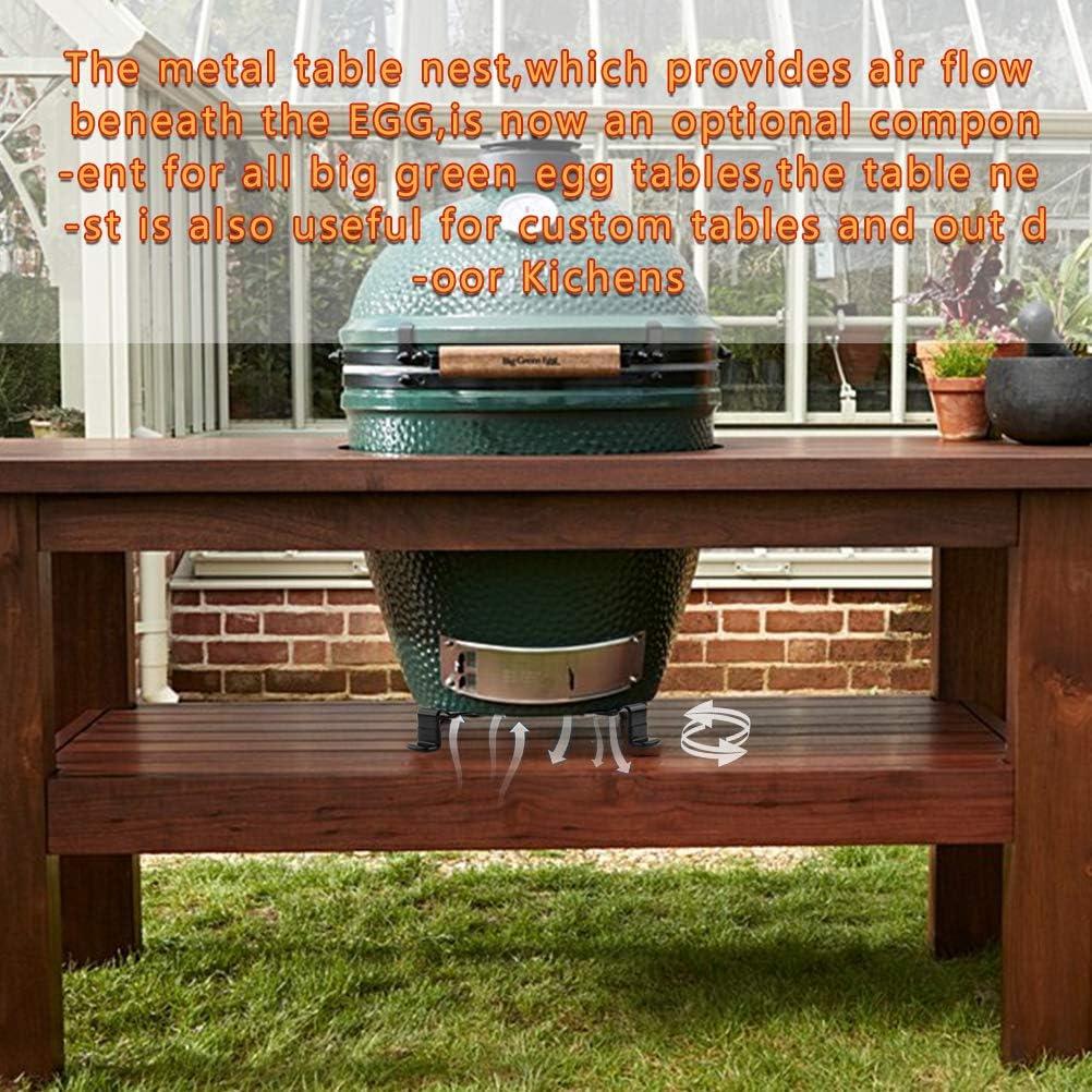 Soporte para Parrilla Big Green Egg Grande - Acero Pesado