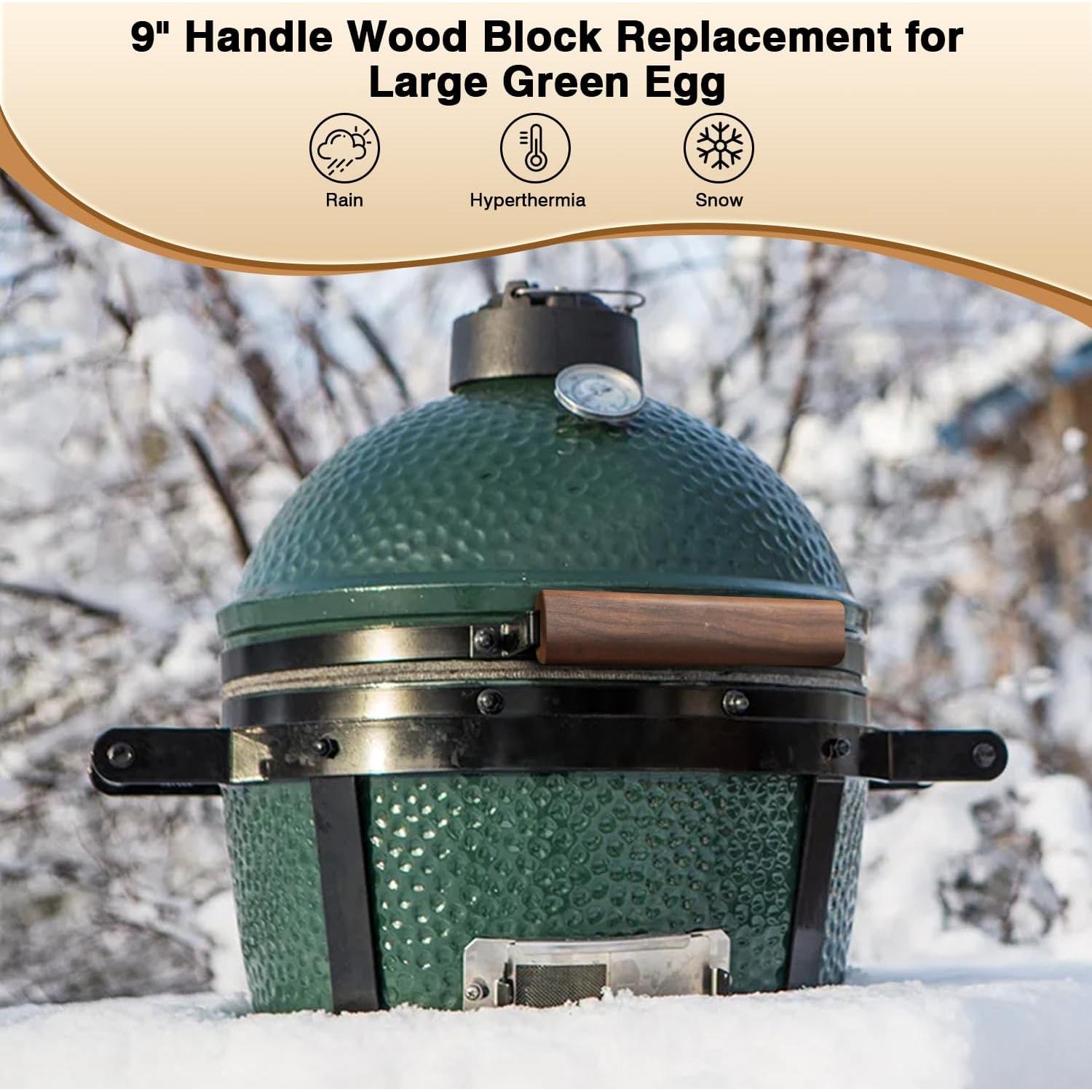 Mango de Madera FOTITM para Big Green Egg 23 cm - Durable