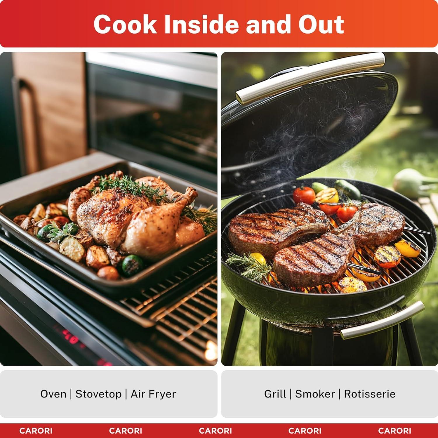 Termómetro de Carne Inalámbrico CARORI Sonda Única Bluetooth