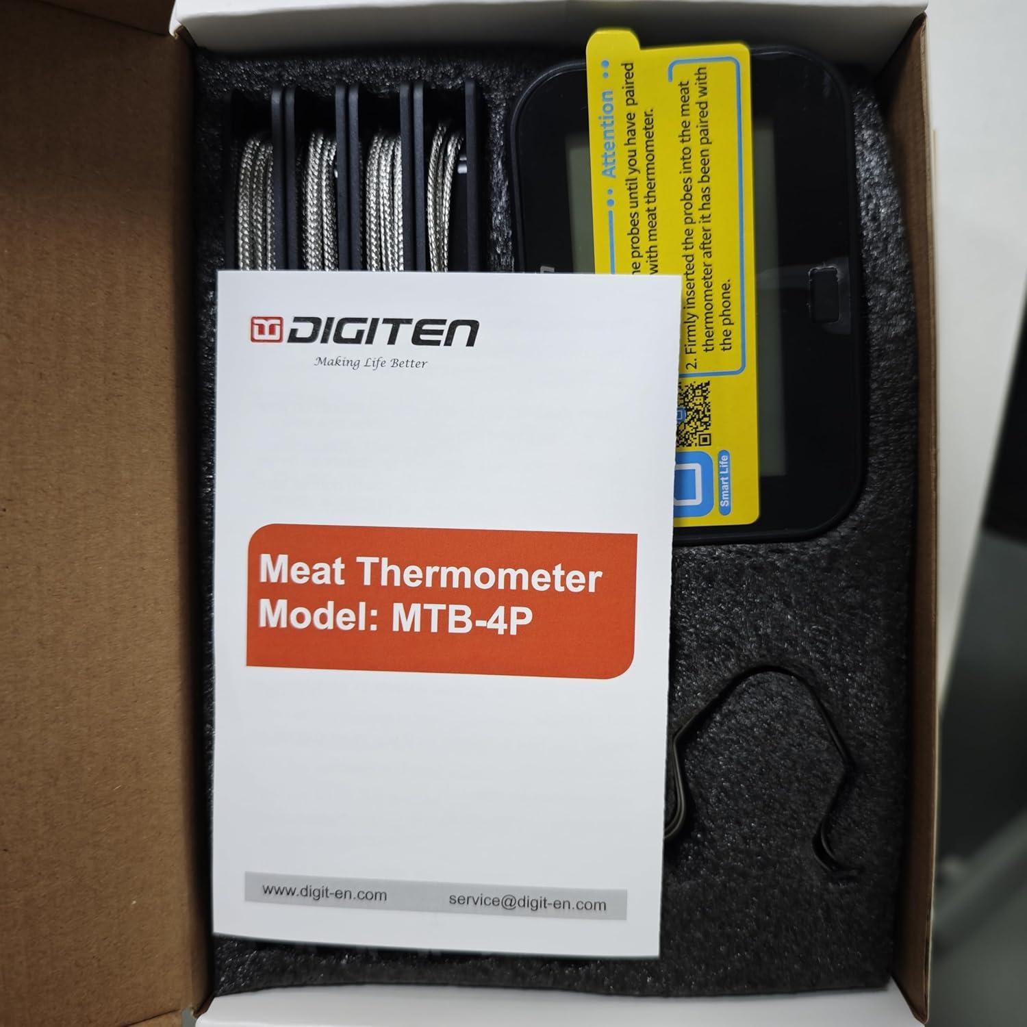 Termómetro Digital Bluetooth SENSTREE 4 Sondas 232°C