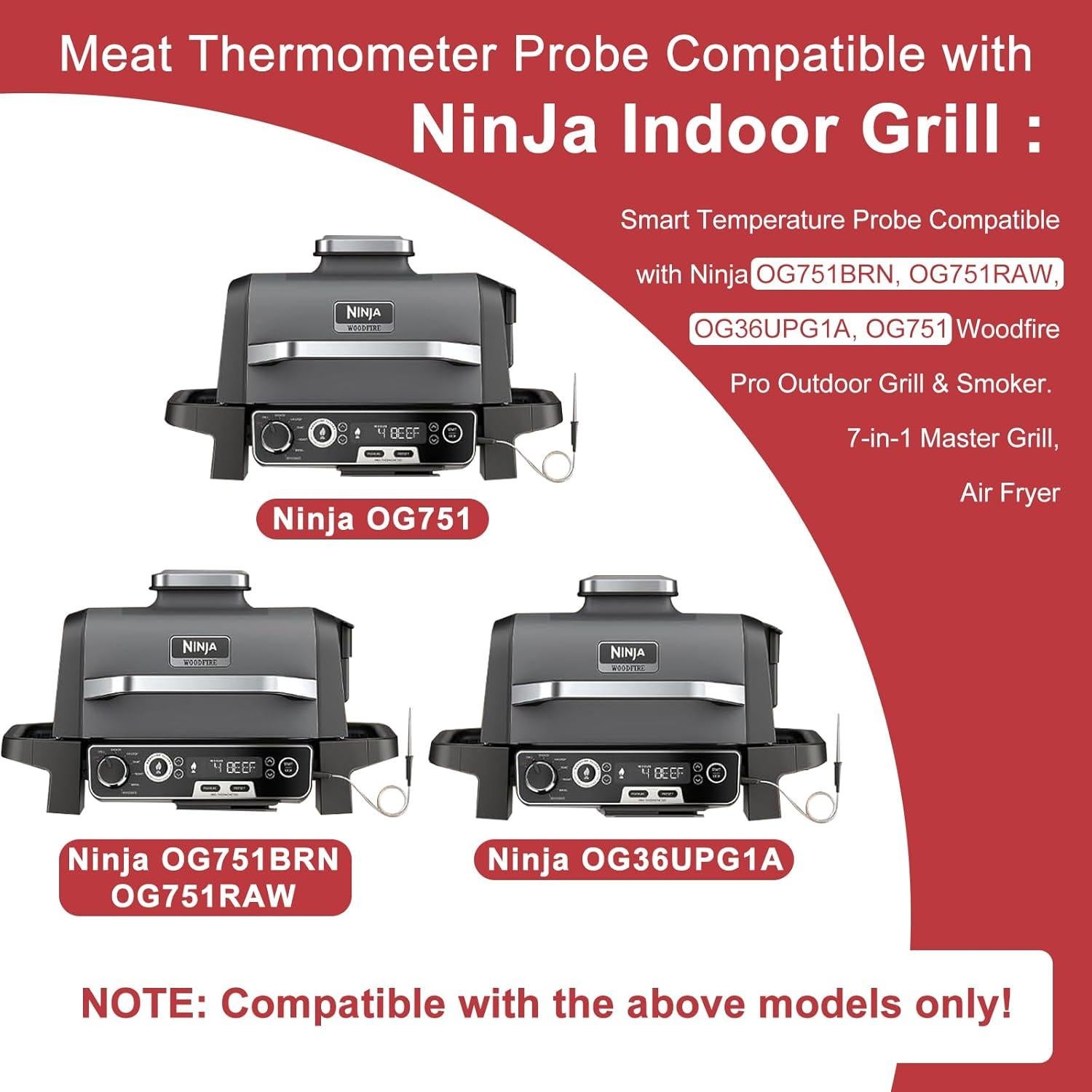 Sonda de Temperatura Inteligente Ninja OG751 - Acero Inoxidable