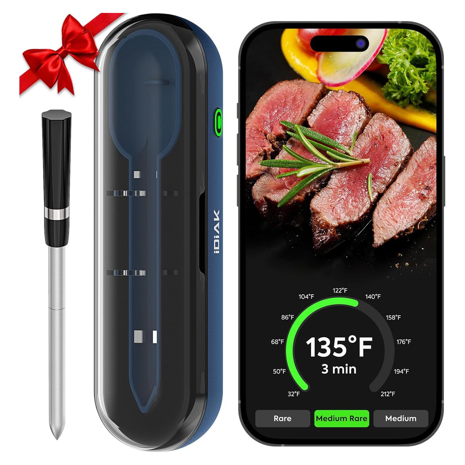 Termómetro de Carne Inalámbrico IDIAK CP10 con Sonda Doble