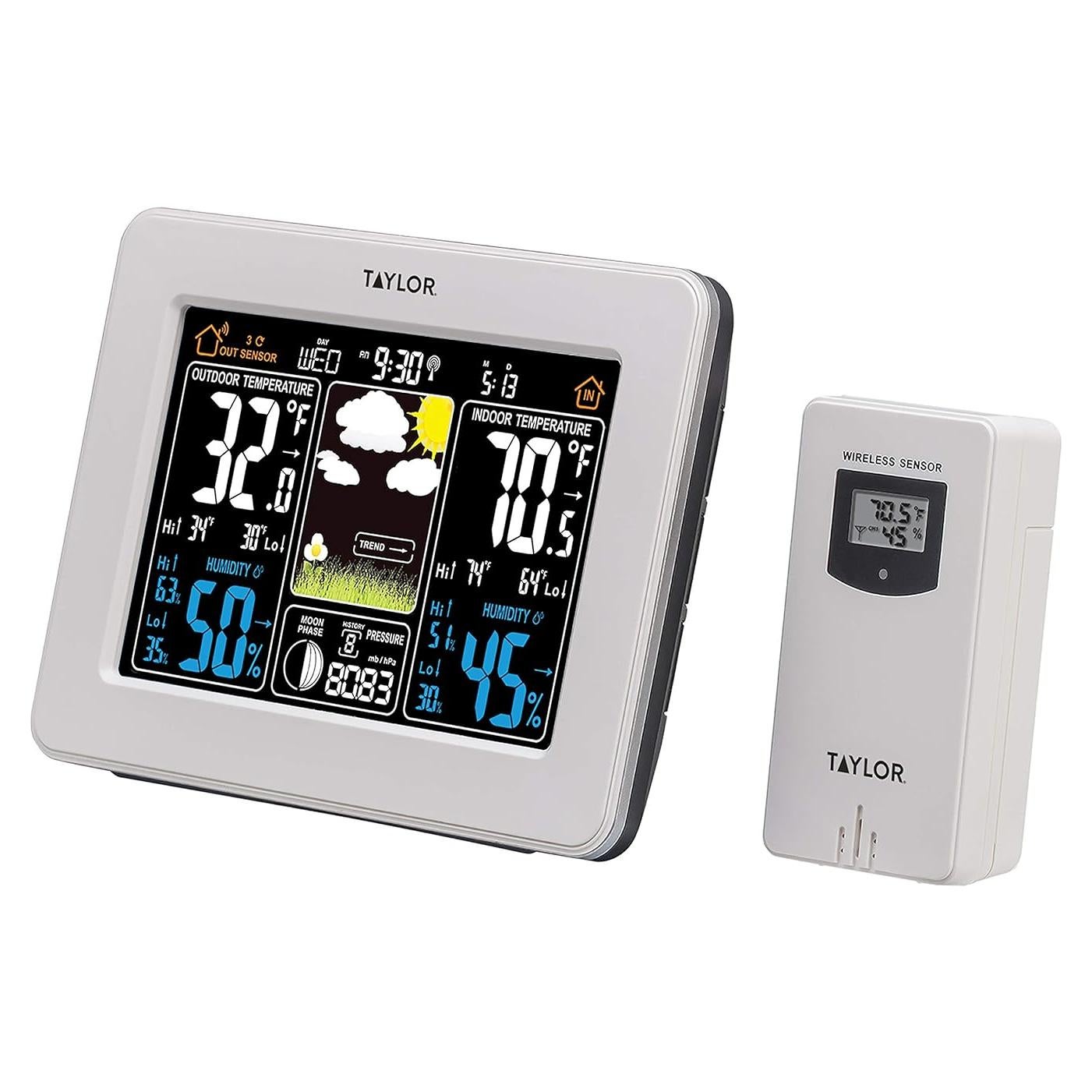 Estación Meteorológica Digital Inalámbrica Taylor Deluxe
