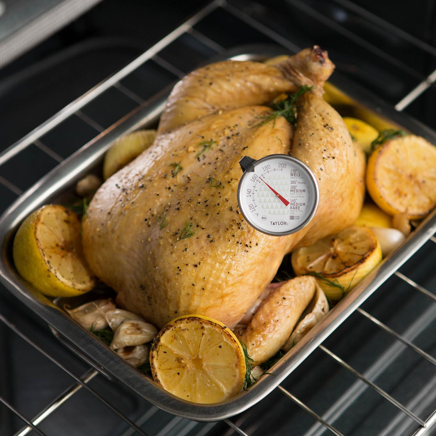 Termómetro de Cocina Taylor Leave-In Acero Inoxidable 5.08 cm