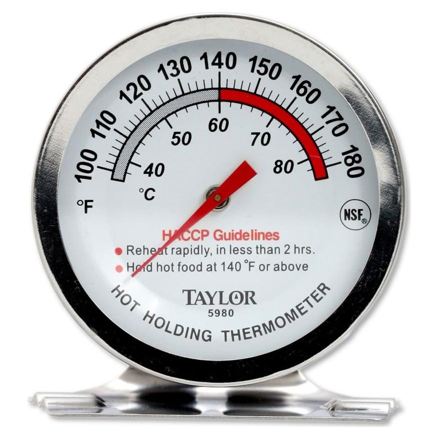 Termómetro de Sostenimiento Caliente Taylor Precision 5980, 38-82°C