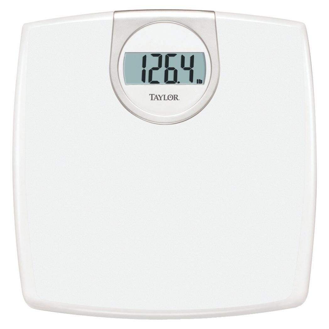 Escala de Baño Digital Taylor 150 kg LCD Blanca 29.2x29.6 cm