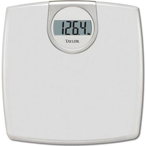 Escala de Baño Digital Taylor 150 kg LCD Blanca 29.2x29.6 cm