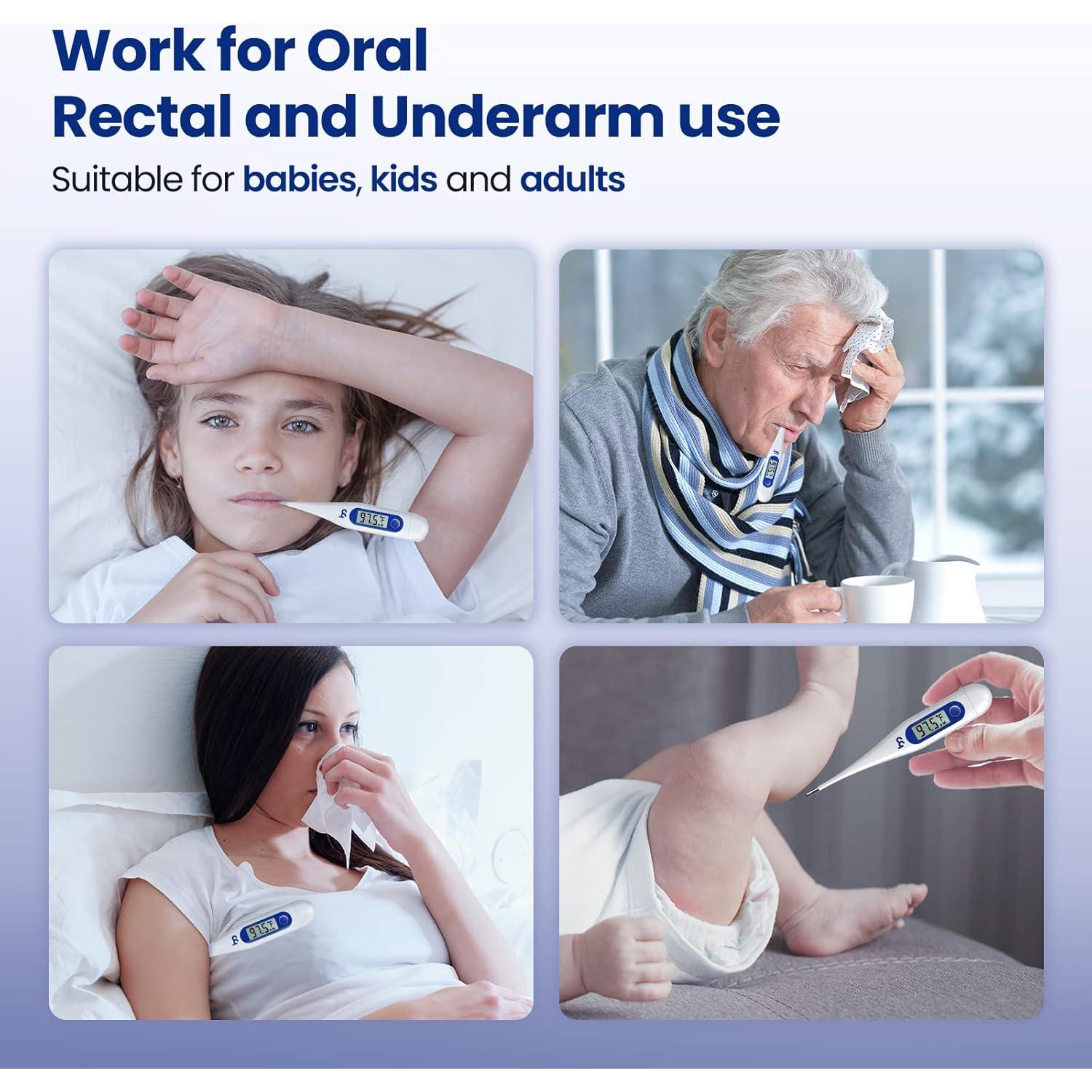 Termómetro Digital Femometer para Adultos y Niños - Azul