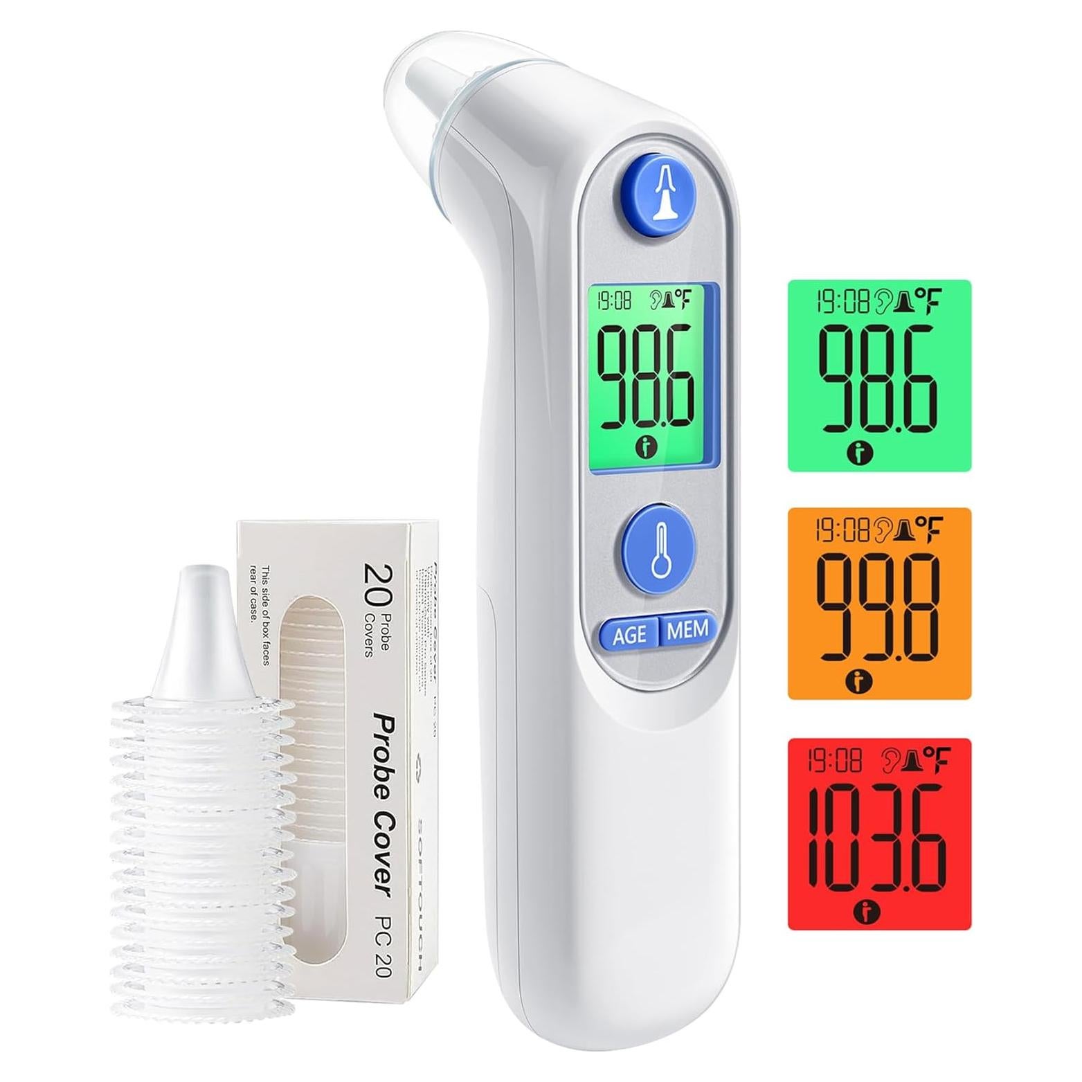 Termómetro Digital de Oído Viproud para Bebés y Adultos