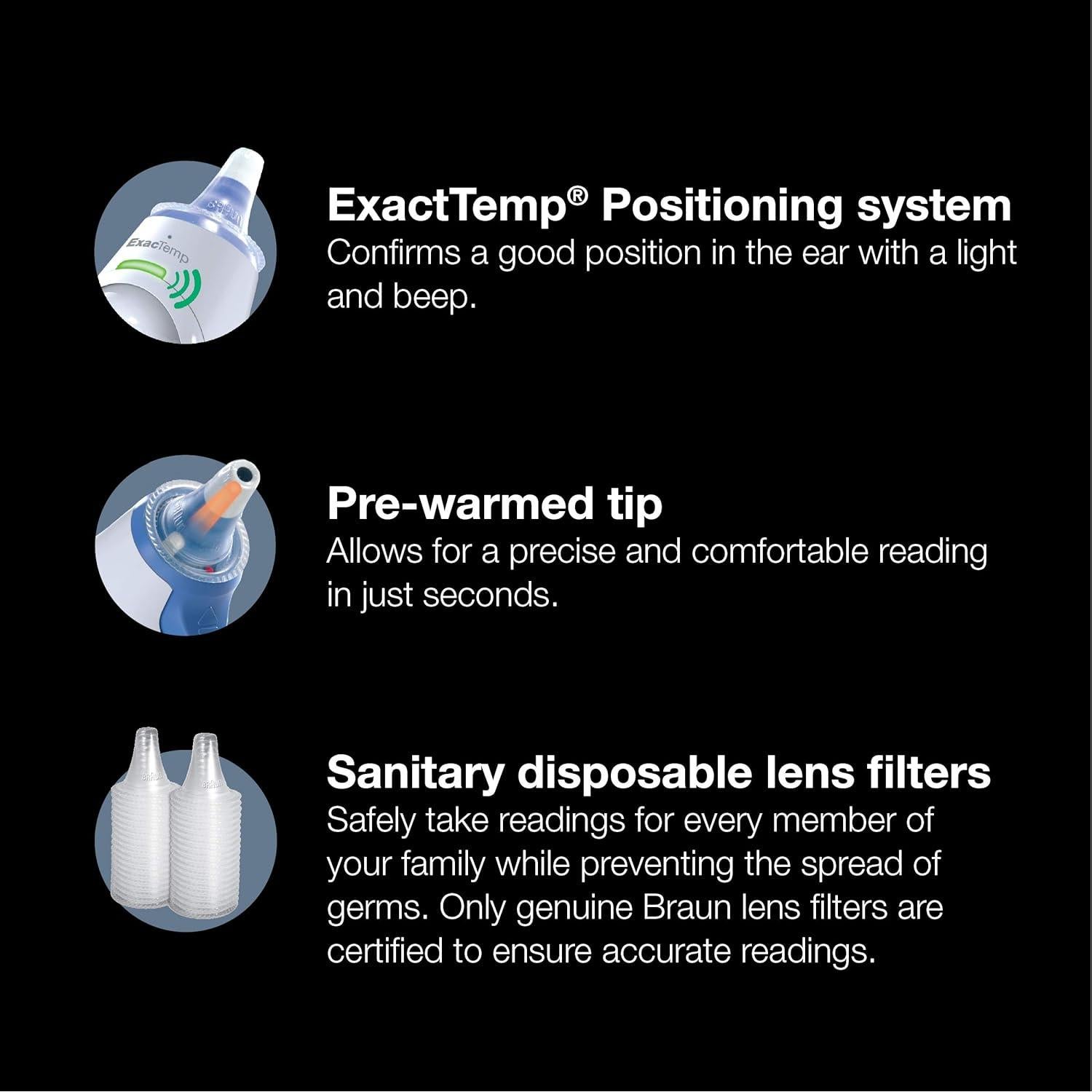 Termómetro de oído Braun ThermoScan 5 - Precisión profesional