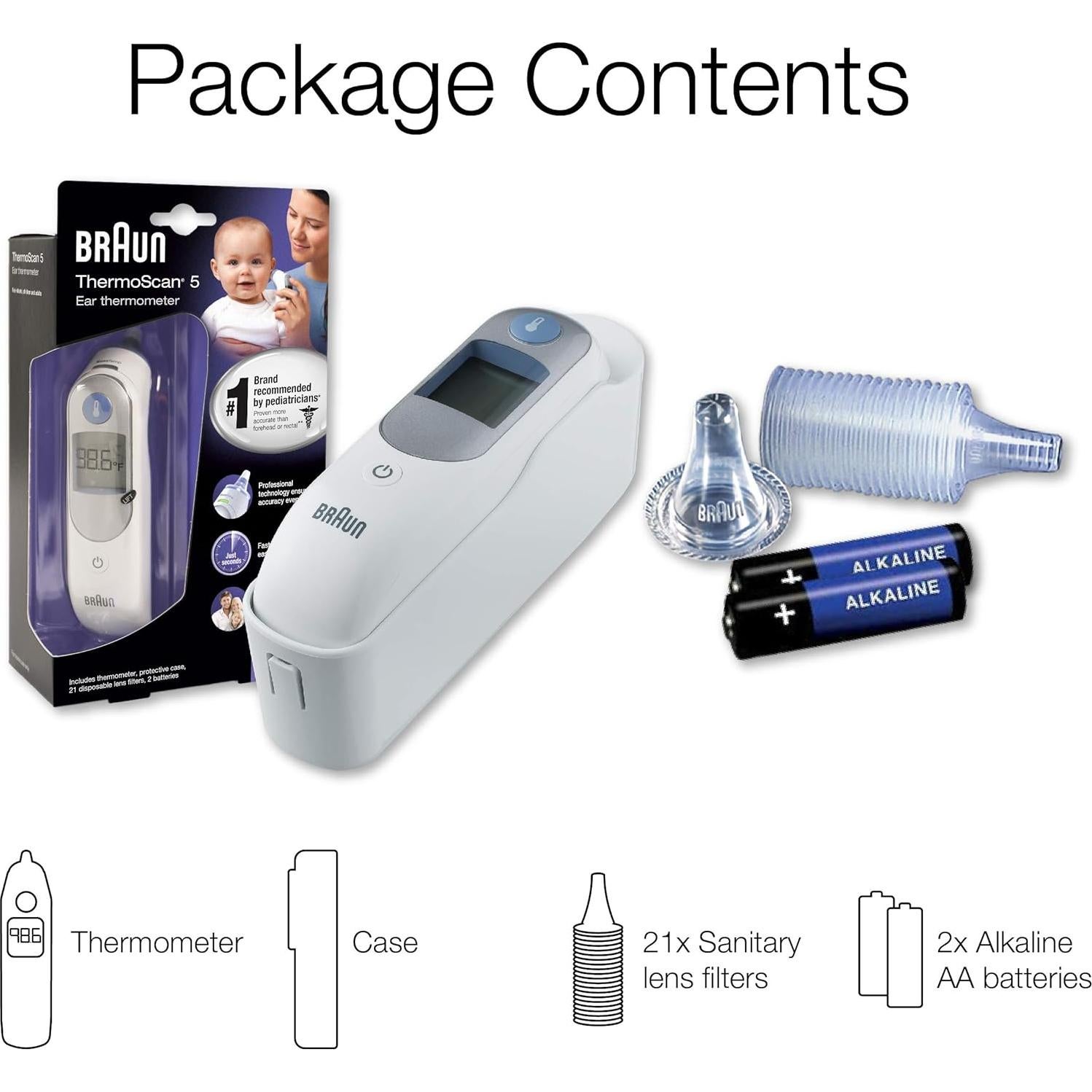 Termómetro de oído Braun ThermoScan 5 - Precisión profesional