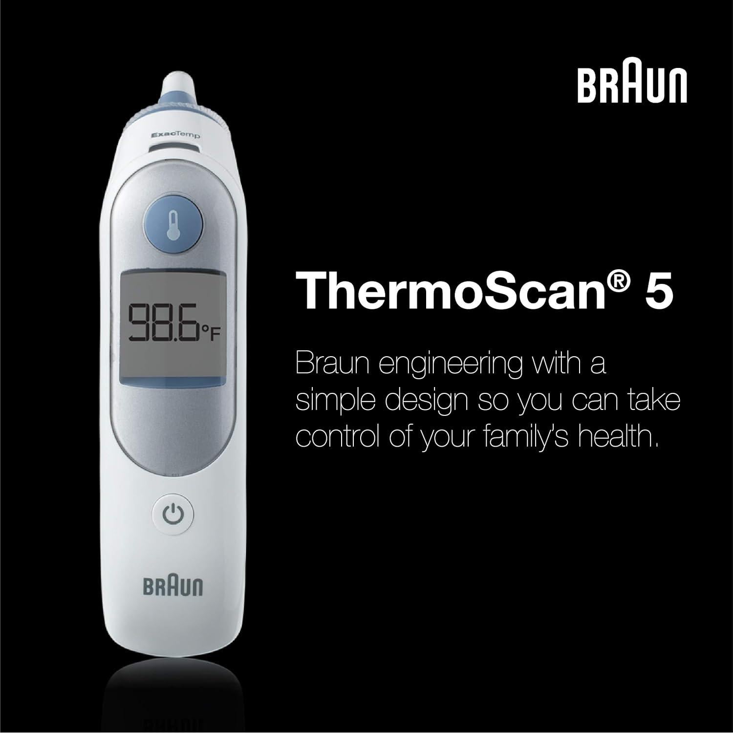 Termómetro de oído Braun ThermoScan 5 - Precisión profesional