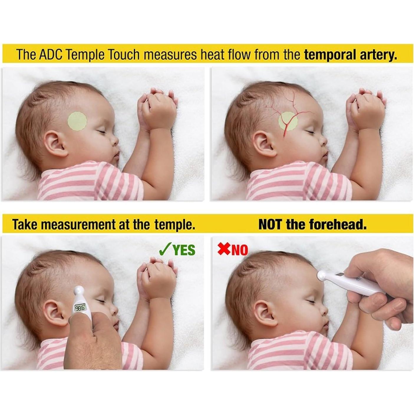 Termómetro de contacto temporal Adtemp 427 LCD 6 seg