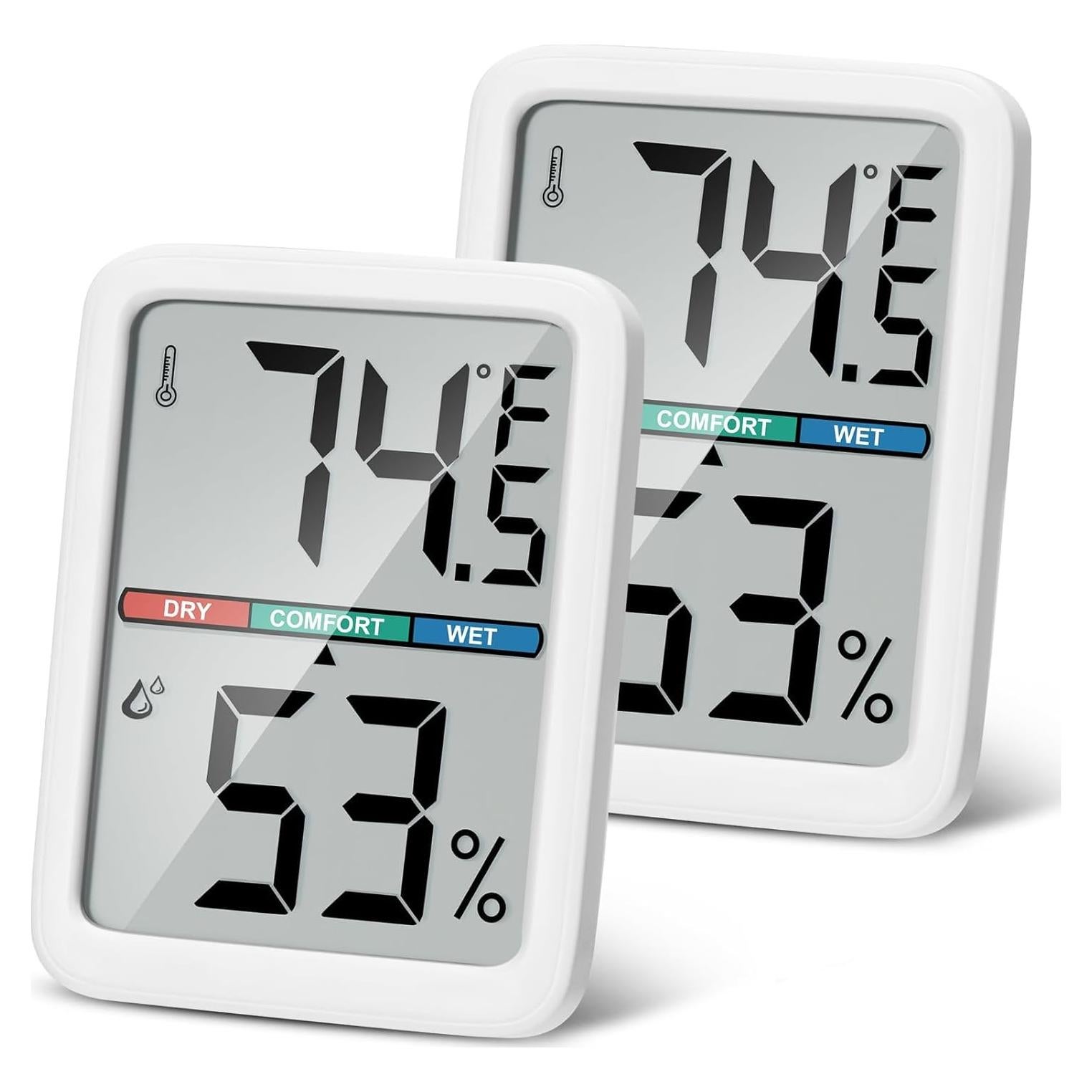 Termómetro Digital Higrómetro Shenzhen Anseny YZ6046 LCD 3.5"