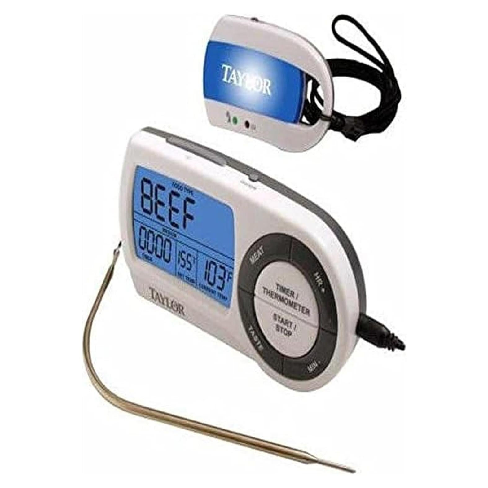 Termómetro Inalámbrico Remoto Gourmet Taylor - LCD, 61m