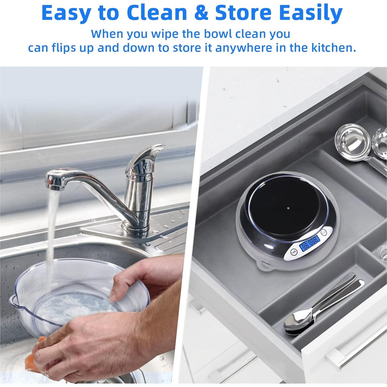 Balanza Digital de Cocina THINKSCALE 5000g Alta Precisión